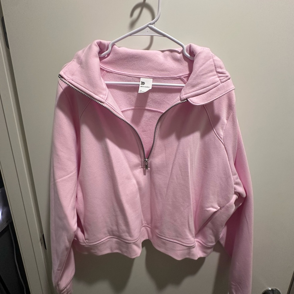 All in Motion Pink Half Zip